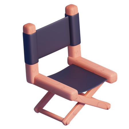 Director Chair  3D Icon