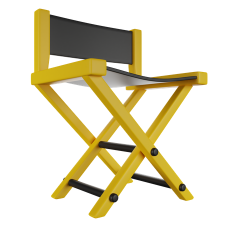 Director Chair  3D Icon