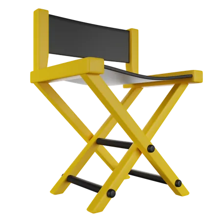 Director Chair  3D Icon