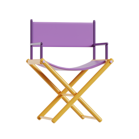 Director Chair  3D Icon