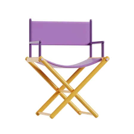 Director Chair  3D Icon