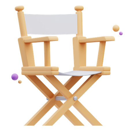 Director Chair  3D Icon