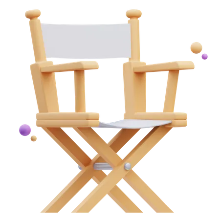 Director Chair  3D Icon