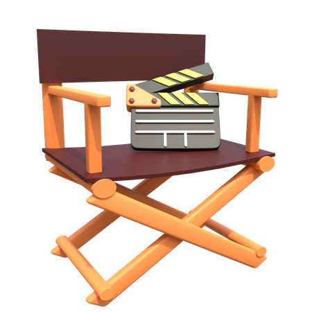 Director Chair  3D Icon