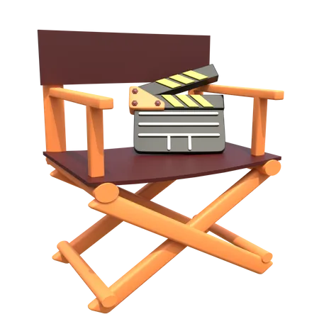 Director Chair  3D Icon