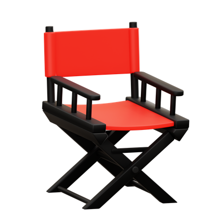 Director Chair  3D Icon