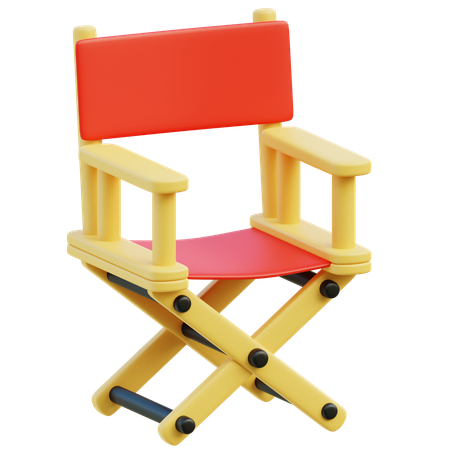 Director Chair  3D Icon