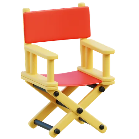 Director Chair  3D Icon