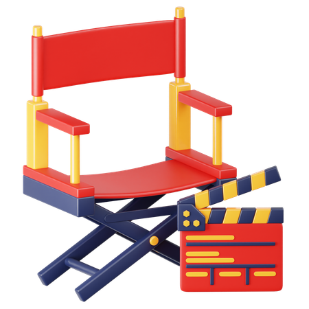 Director Chair  3D Icon