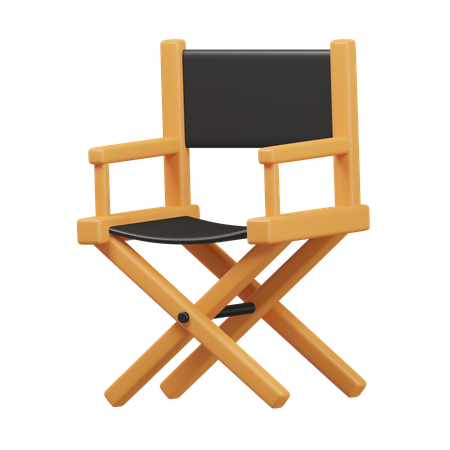 Director Chair  3D Icon