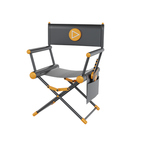 Director Chair  3D Icon