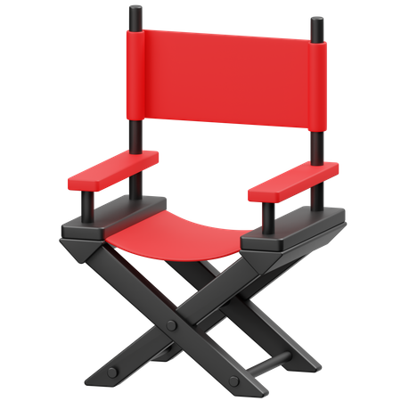 Director Chair  3D Icon