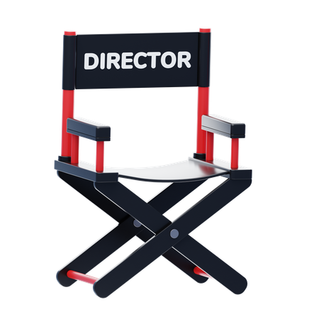 Director Chair  3D Icon