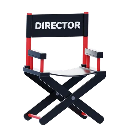 Director Chair  3D Icon