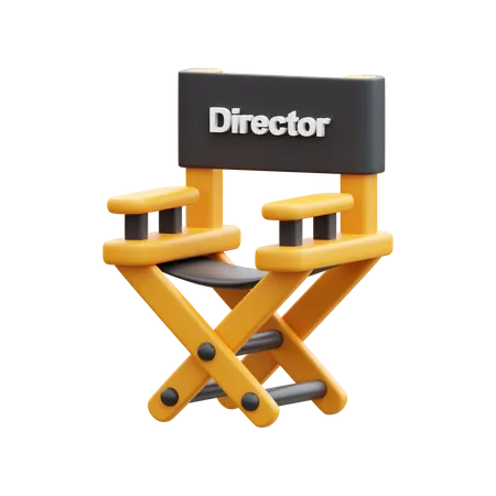 Director Chair  3D Icon