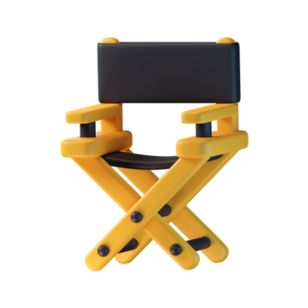 Director Chair  3D Icon