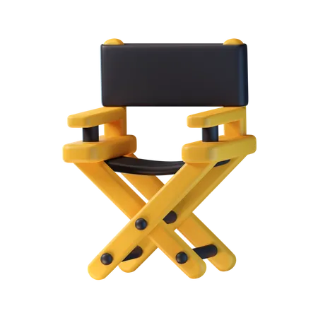 Director Chair  3D Icon