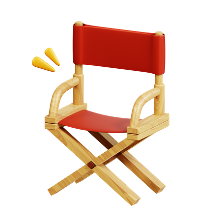 Director Chair  3D Icon