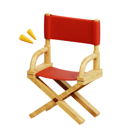 Director Chair  3D Icon