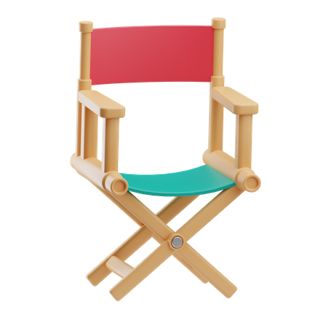Director Chair  3D Icon