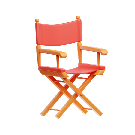Director Chair  3D Icon