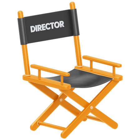 Director Chair  3D Illustration