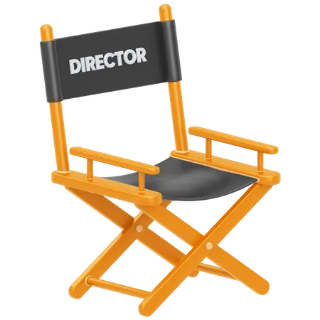 Director Chair  3D Illustration