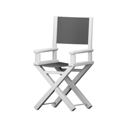 Director Chair  3D Illustration