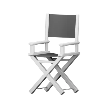 Director Chair  3D Illustration