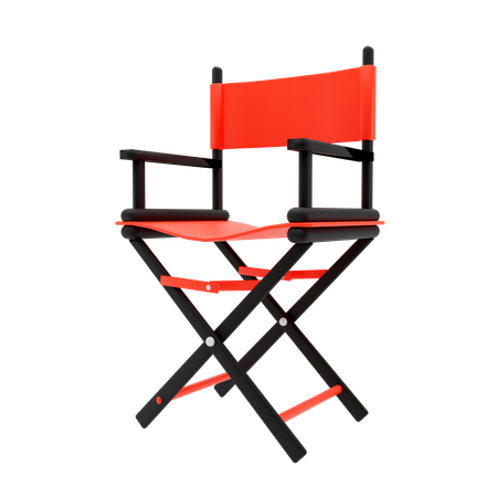 Director Chair  3D Illustration