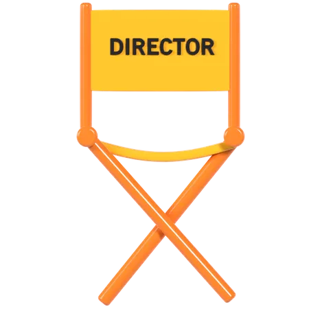 Director Chair  3D Illustration