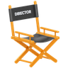 director chair 3d logo
