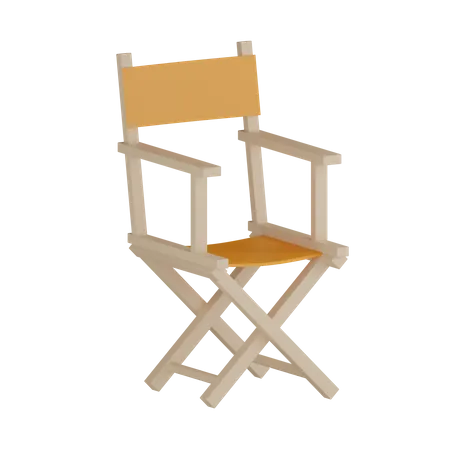 Director Chair 3D Icon