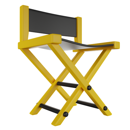 Director Chair 3D Icon