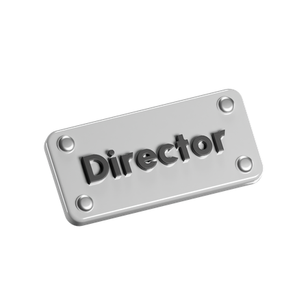 Signo del director  3D Icon