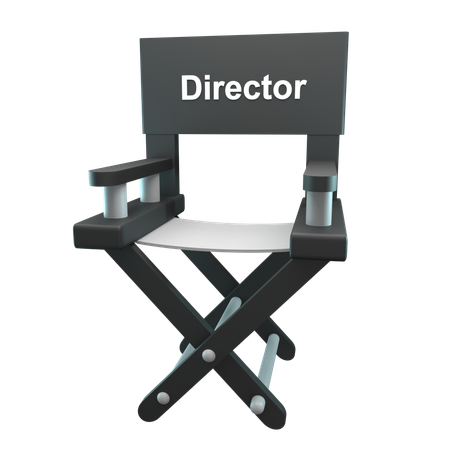 Silla directora  3D Icon