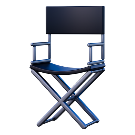 Silla directora  3D Icon