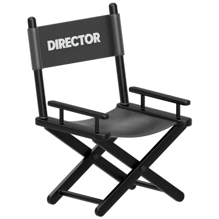 Silla directora  3D Icon