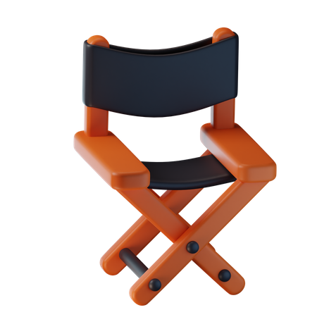 Silla directora  3D Icon