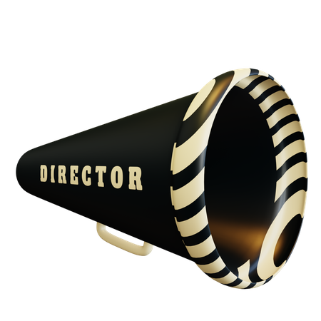 Director Speaker 3D Illustration
