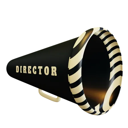 Director Speaker 3D Illustration