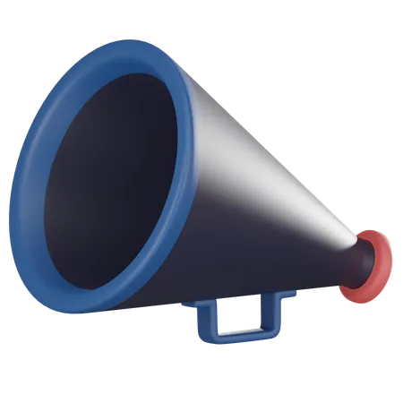 Cinema Of Film Directors Megaphone An Iconic Symbol Of Filmmaking Ideal For Projects Related To Movie Production Directing And Creative Expression 3 D Render Illustration 3D Icon