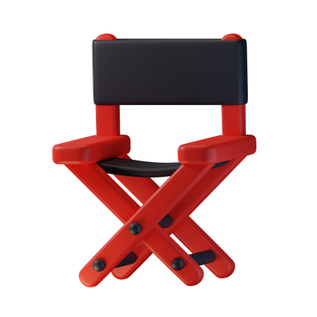 Directur Chair  3D Icon