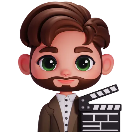 Diretor  3D Icon