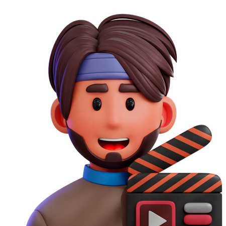 Diretor  3D Icon