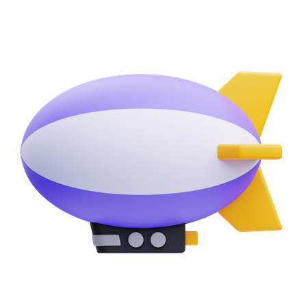 Dirigeable  3D Icon