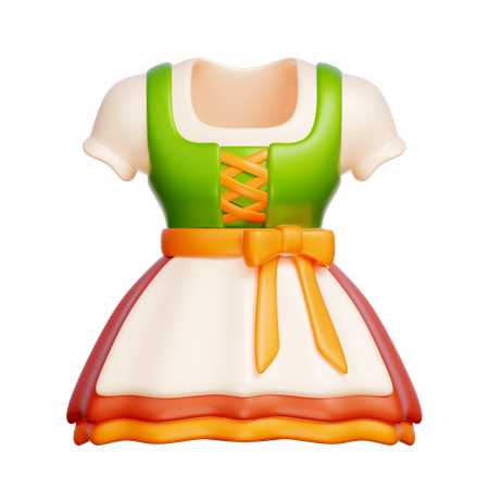 Dirndl  3D Icon