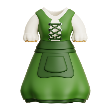 Dirndl  3D Icon