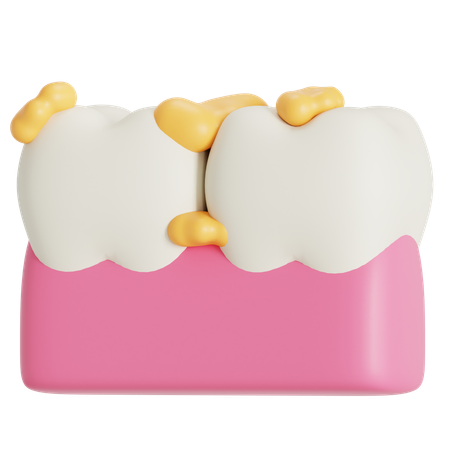 Dirty teeth  3D Icon