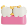 dirty teeth 3d logo